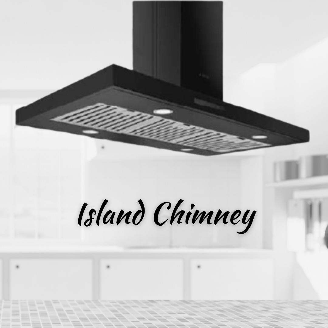 Elica 90 cm Island Chimney Decorative Series SPOT TRIM ISLAND ETB PLUS LTW 90 NERO T4V LED