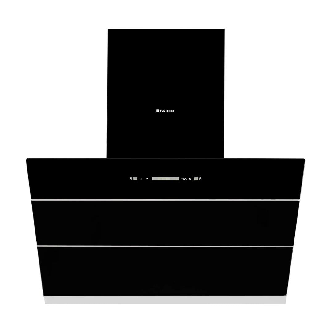 Faber 90 cm Wall Mounted Chimney STORM DIRECT DRIVE FL SC AC BK 90