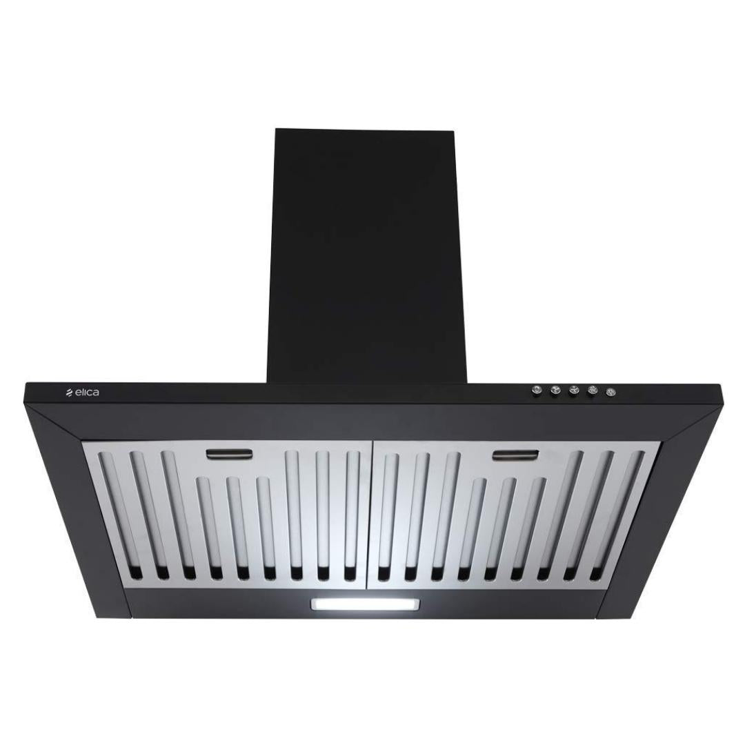 Elica 60 cm Wall Mounted Chimney Classic Series STRIP BF 60 NERO