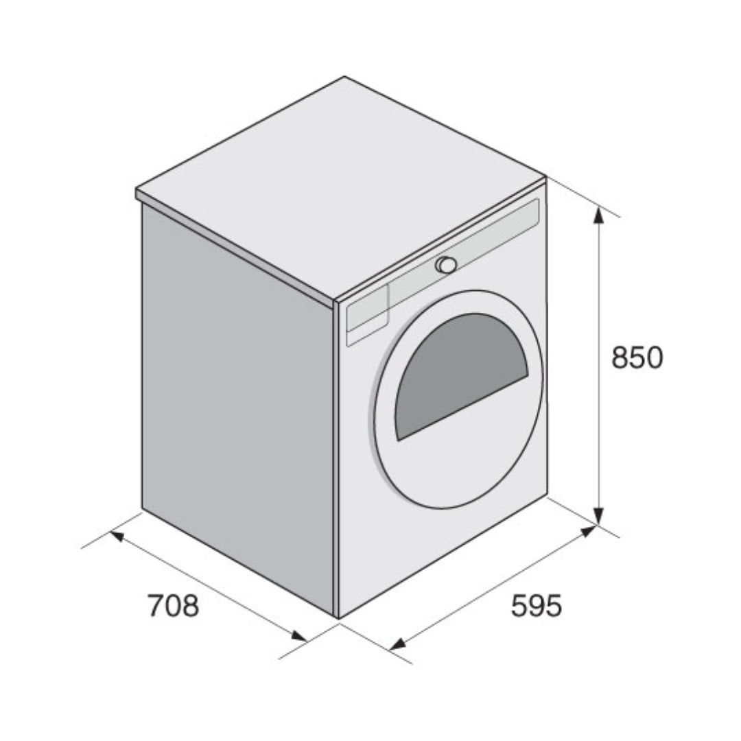 Asko Fully Automatic Front Loader 8 Kg Dryer T208C W