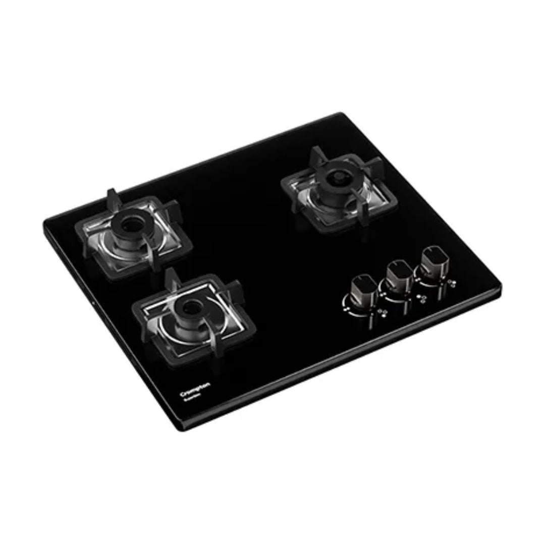 Crompton 60 cm 3 Burner Cooktop Superslim TAB-SUHB603-MBL