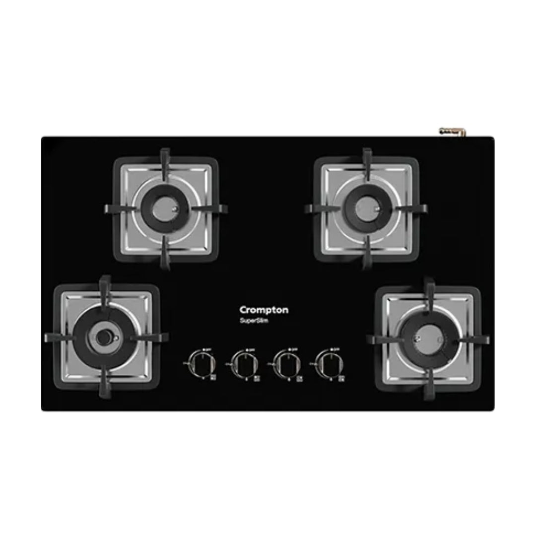 Crompton 78 cm 4 Burner Cooktop Superslim TAB-SUHB784-MBL