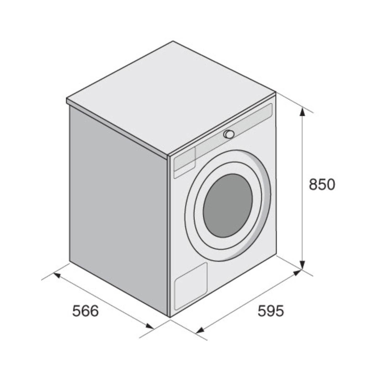 Asko Fully Automatic Front Loader 8 Kg Washing Machine W2086C.W