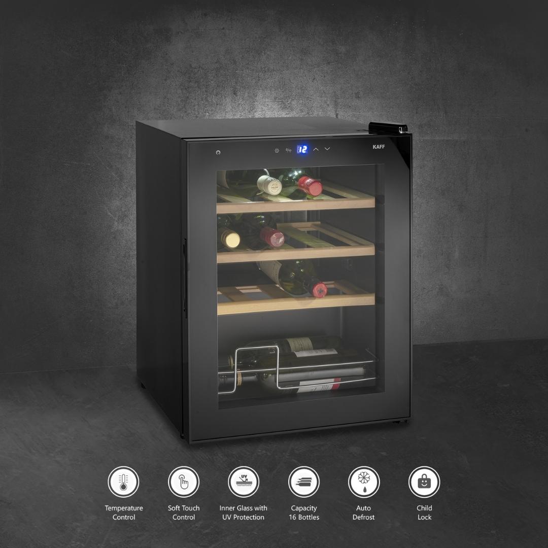 Kaff Free Standing Wine Cooler WC 42 BW