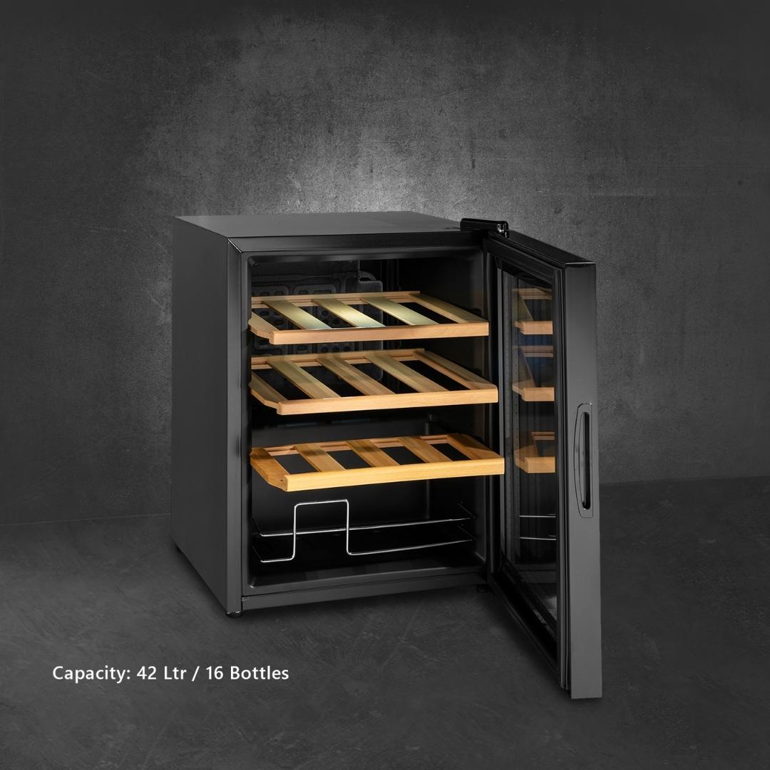 Kaff Free Standing Wine Cooler WC 42 BW