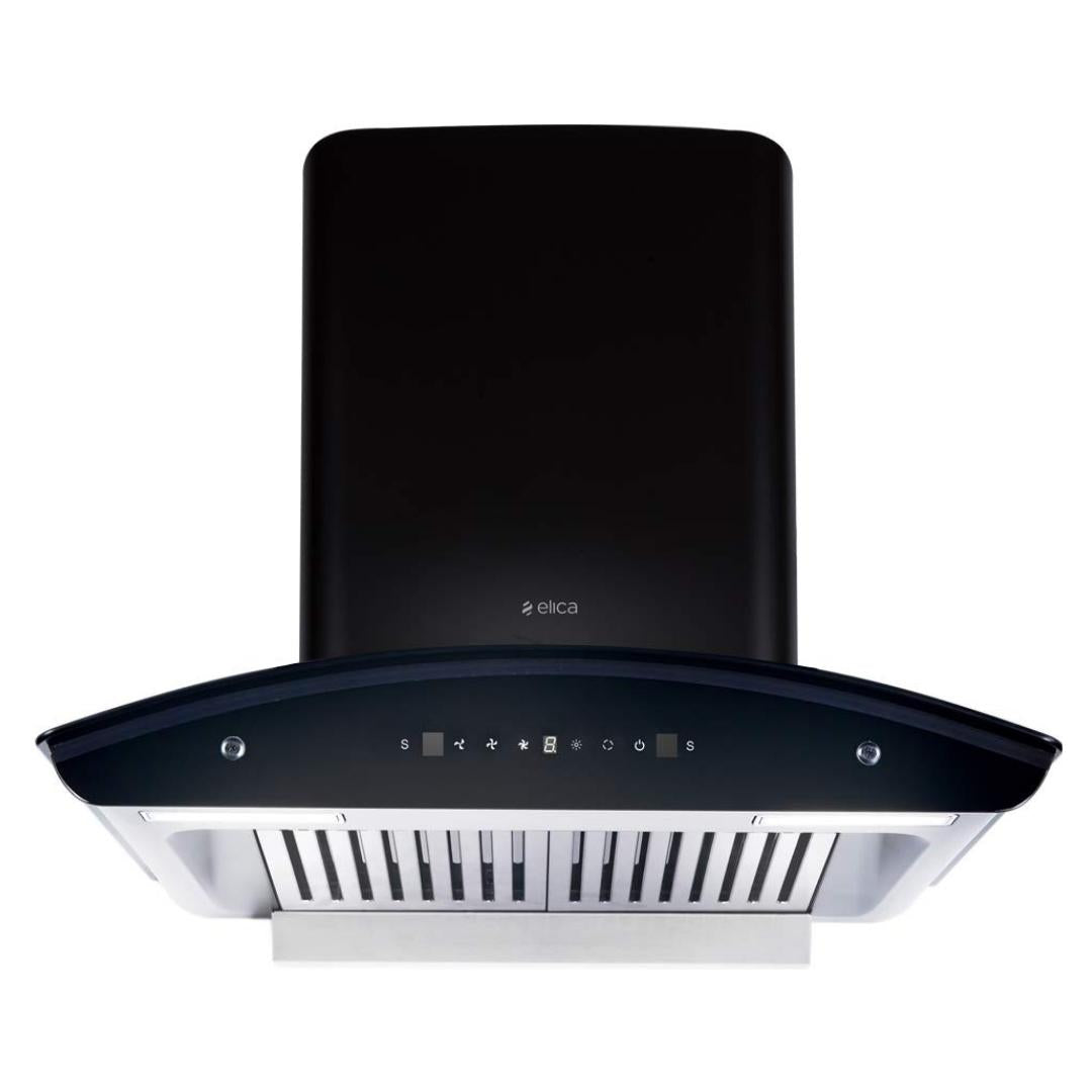 Elica 60 cm Wall Mounted Chimney Auto Clean Series WD TBF HAC 60 MS NERO LTW