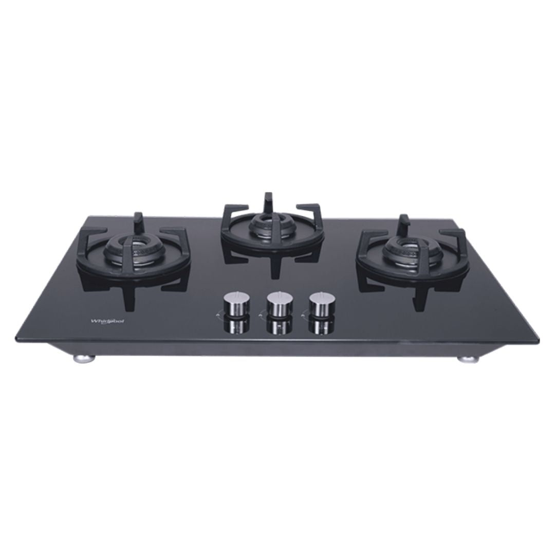 Whirlpool 70 cm 3 Burner Hob Intellicook Brass Series ELITE HYBRID HD 703 BRASS