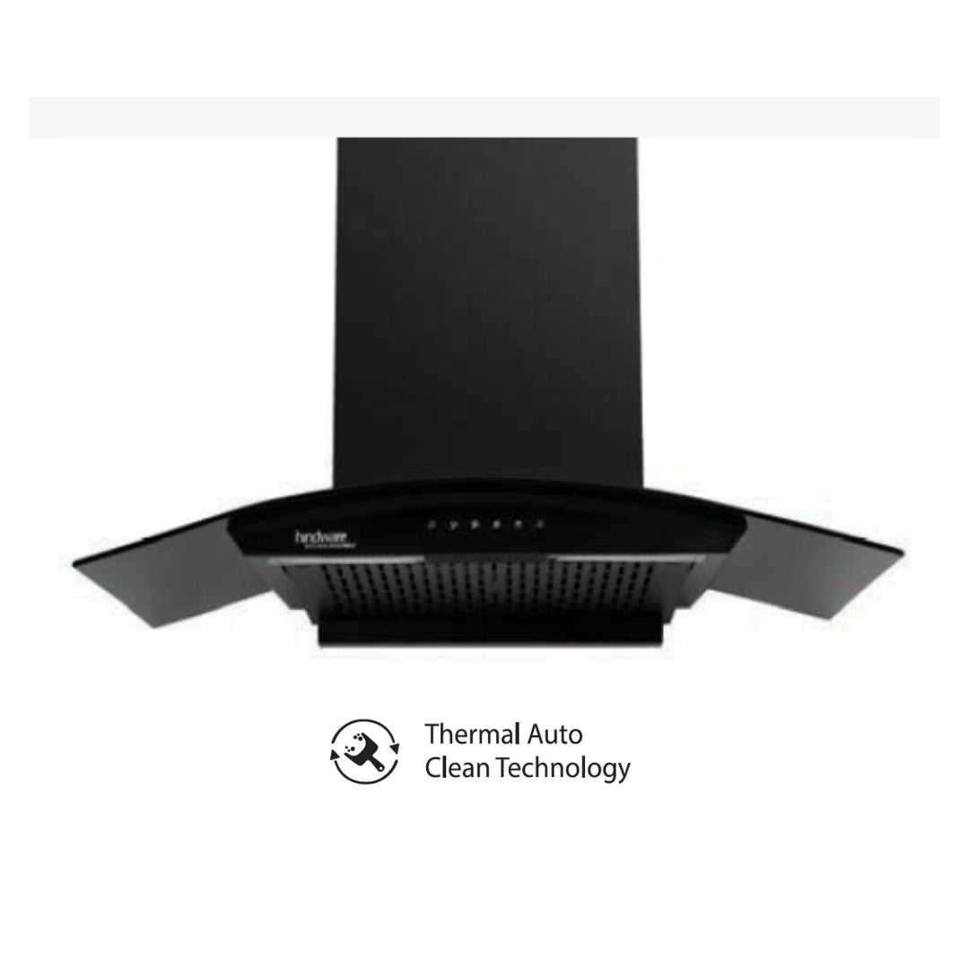Hindware 60 cm Wall Mounted Chimney Auto Clean Hoods Series ZELDA 60