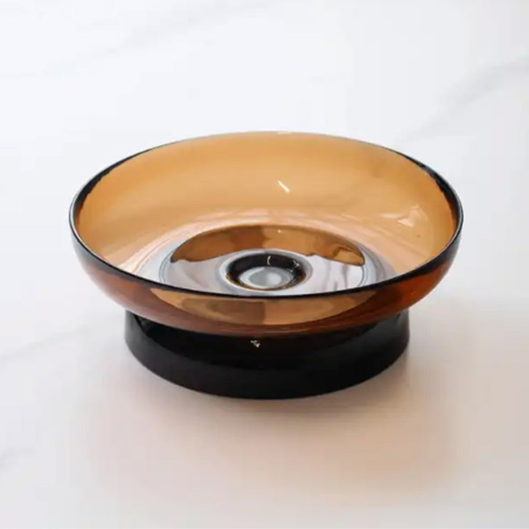 Monochromatic Glass Fruit Bowl