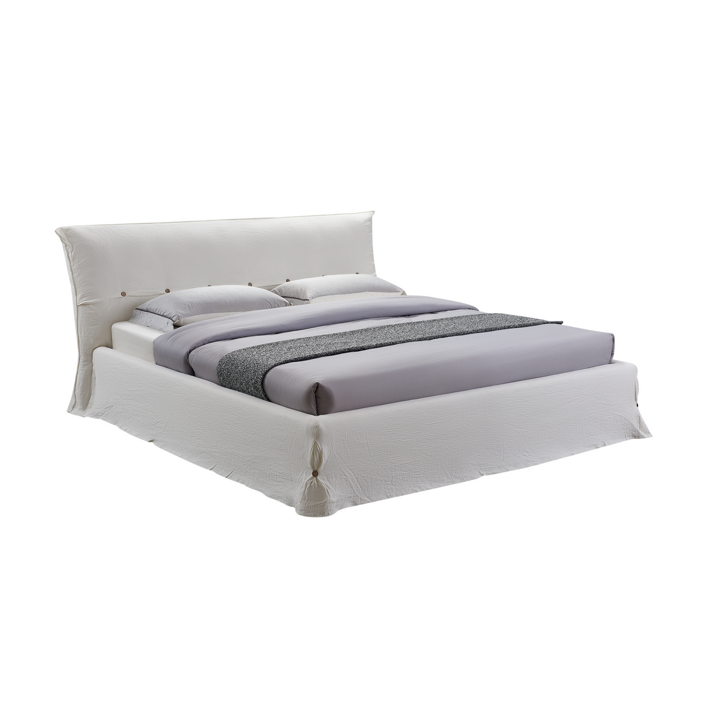 Ivy Bed - Milky White