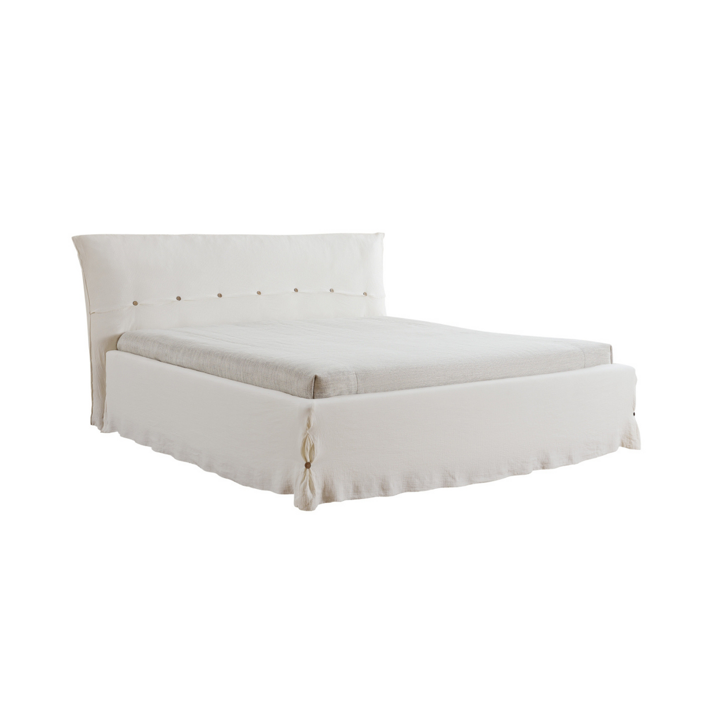 Ivy Bed - Milky White