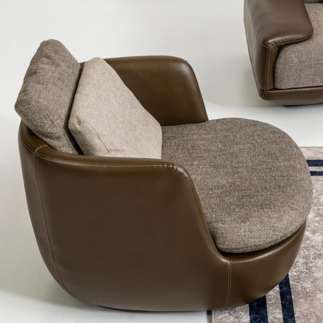 Fugo Swivel Armchair