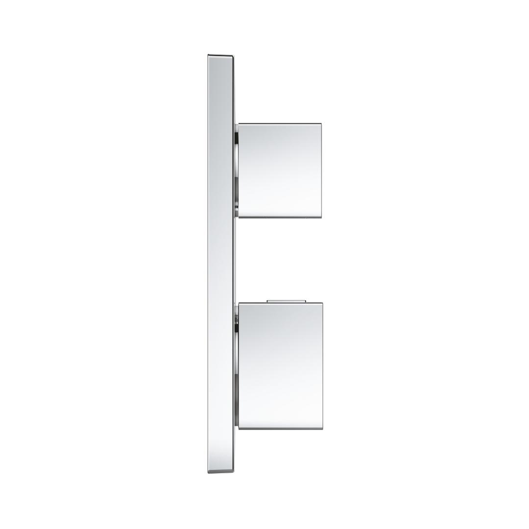 Grohe 2 Way Thermostatic Diverter Grohtherm Cube 24155000 - Chrome Finish