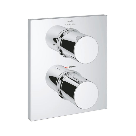 Grohe 3 Way Thermostatic Diverter Grohtherm F 27618000 - Chrome Finish