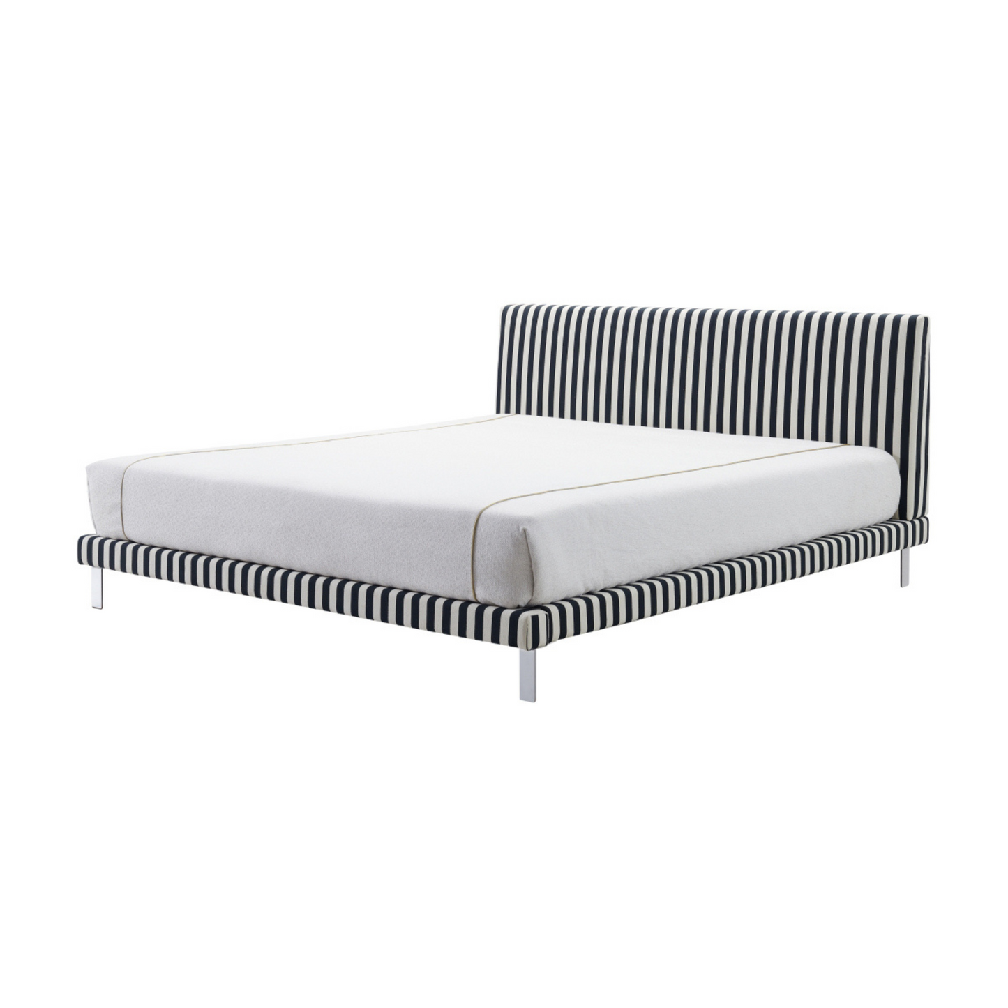 Jacob Bed - Black & White Striped