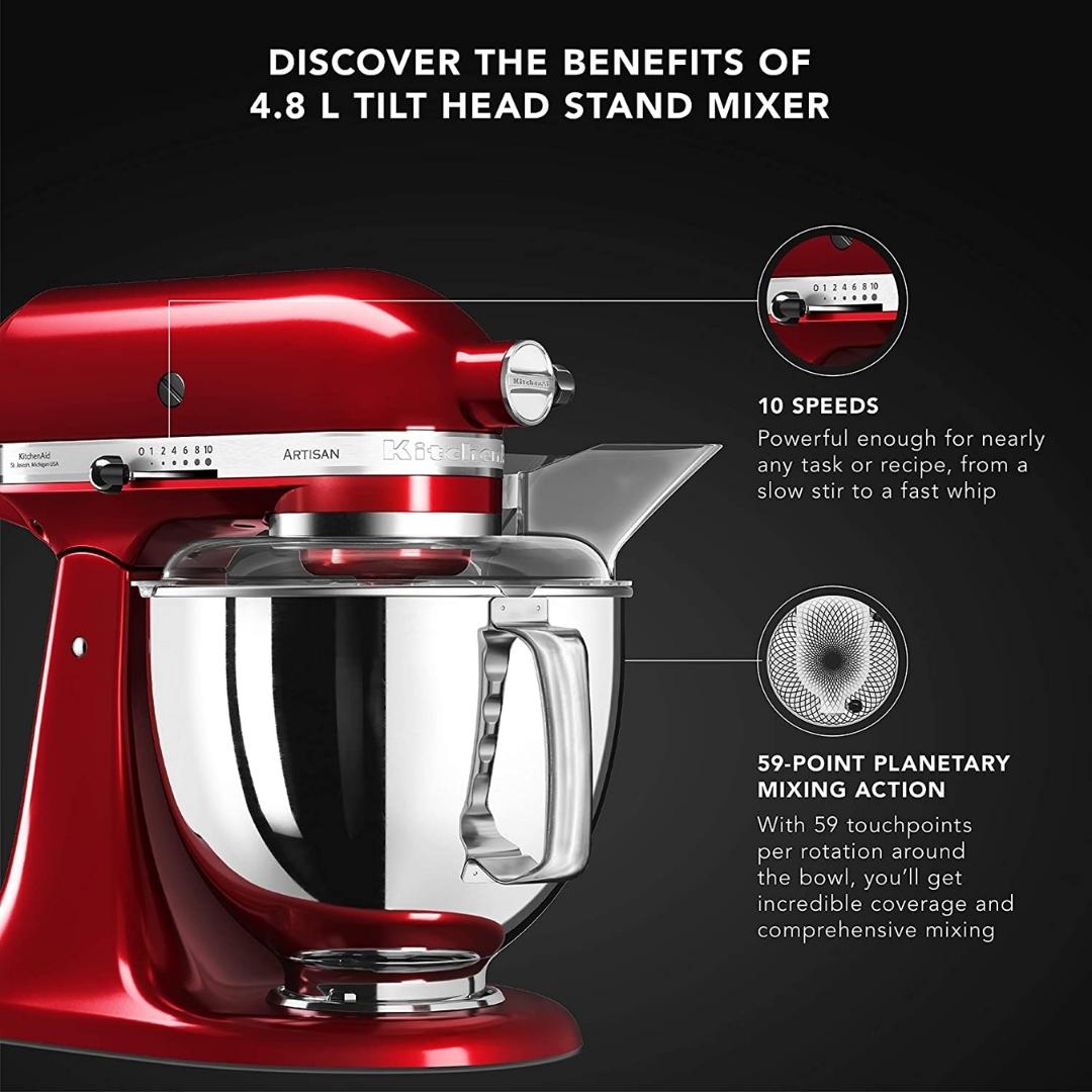 KitchenAid Kitchen Machine 4.8 L ARTISAN TILT Empire Red