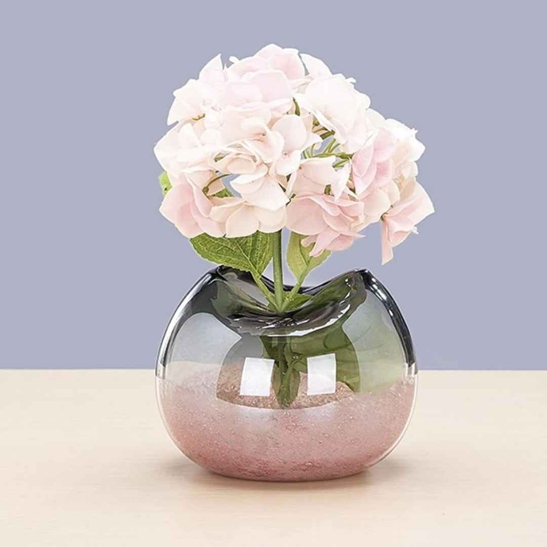 Ethereal Blush Glass Harmony Vase