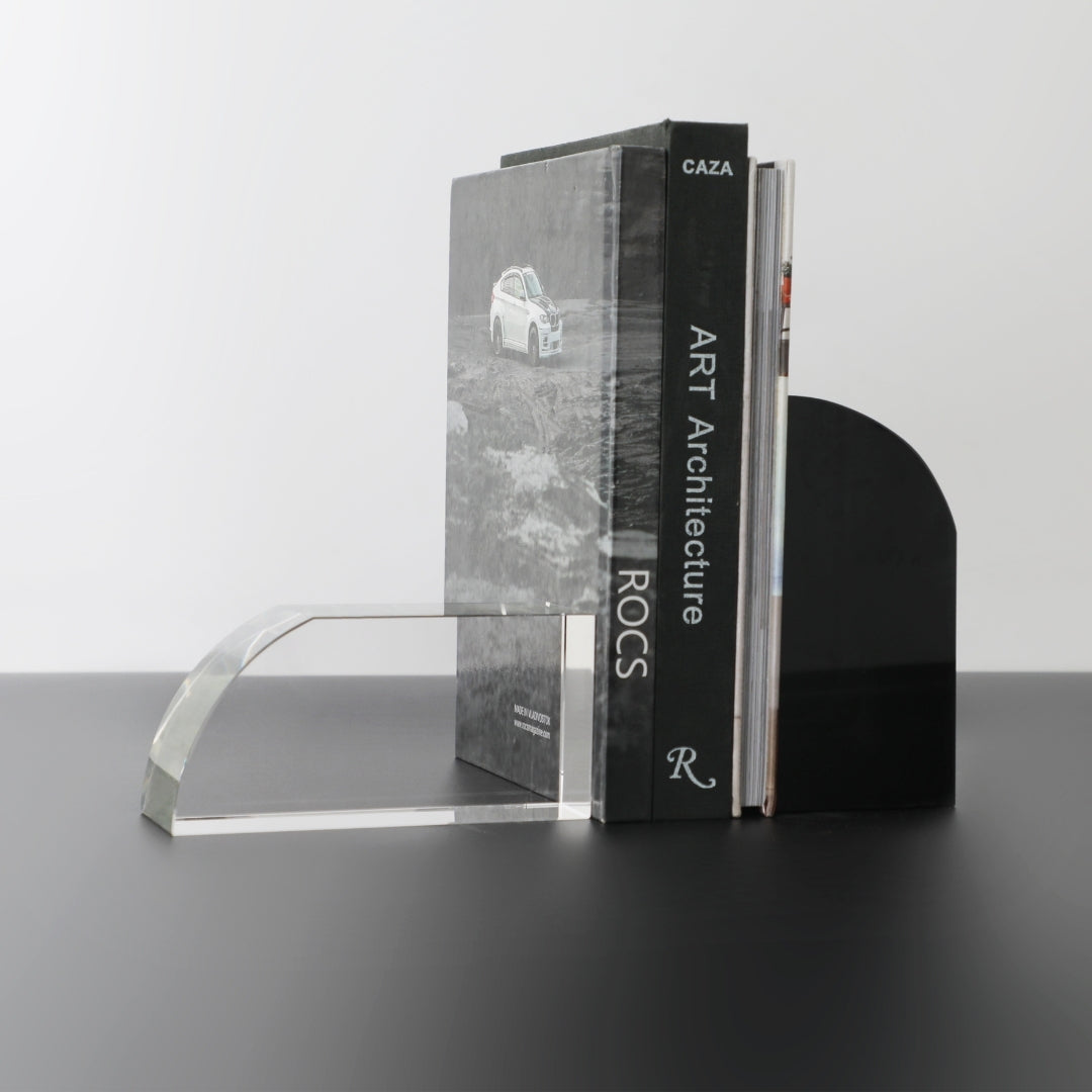 Crystal Clarity Enigma Bookends