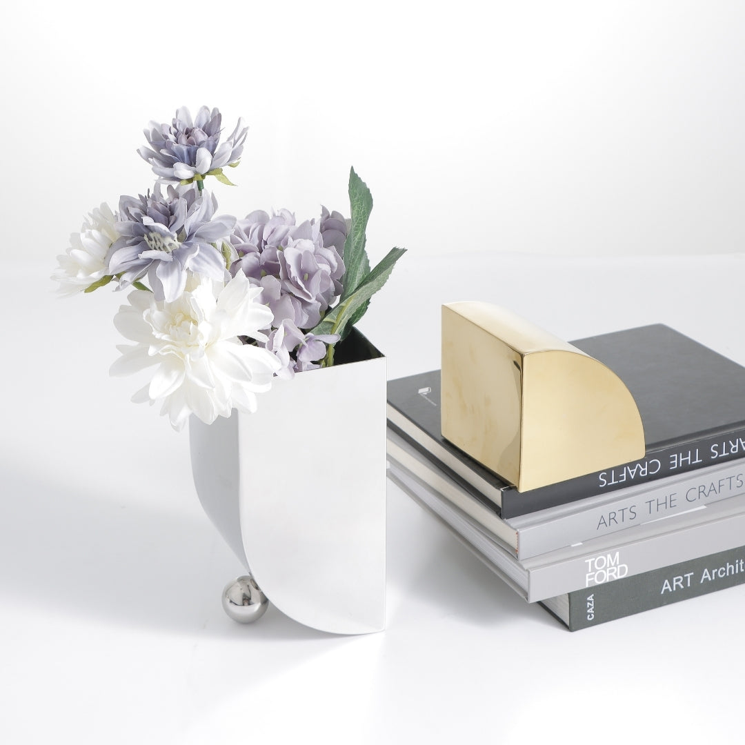Aurelian Elegance Gilded Bookends