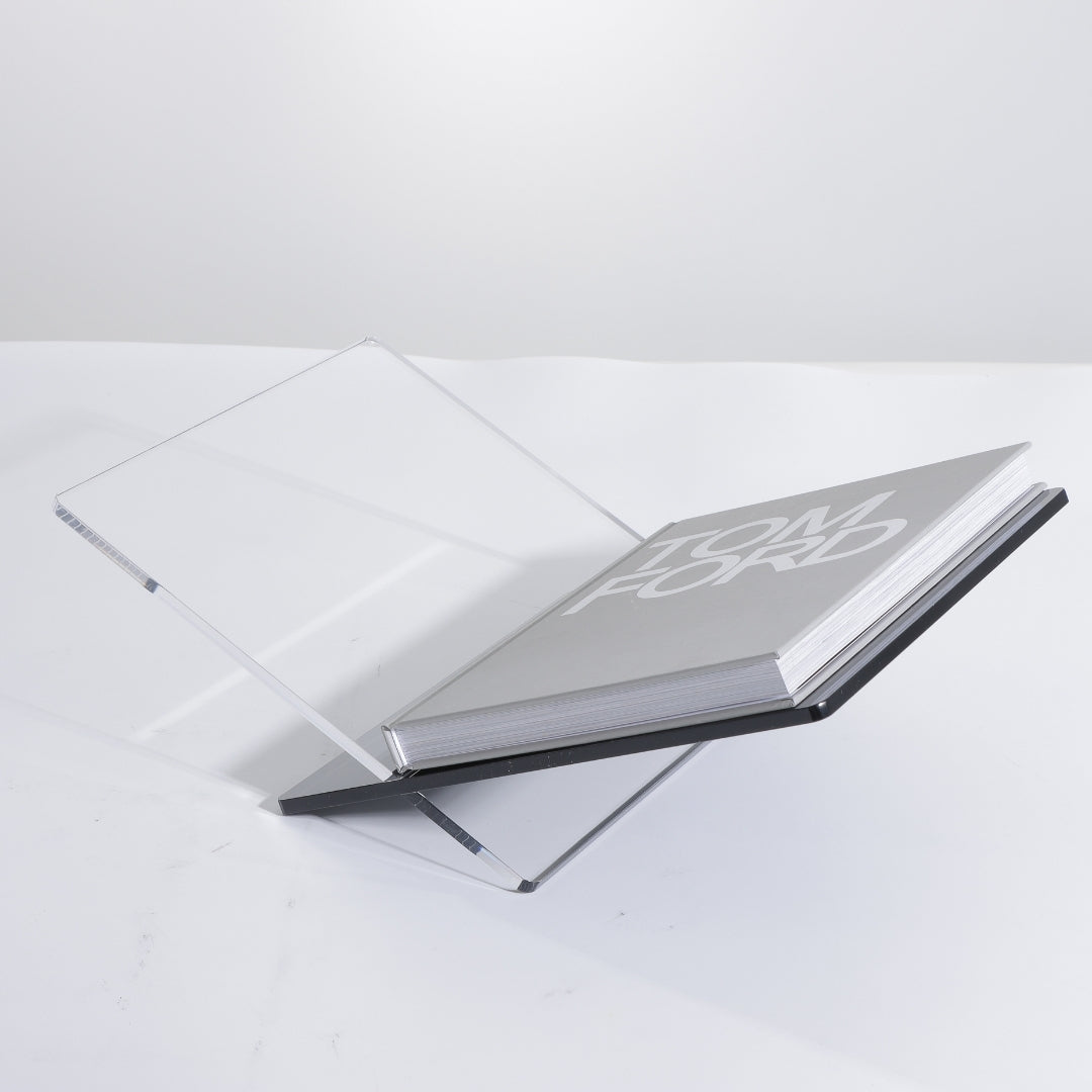 Sleek and See-Through Acrylic Magazine Holder
