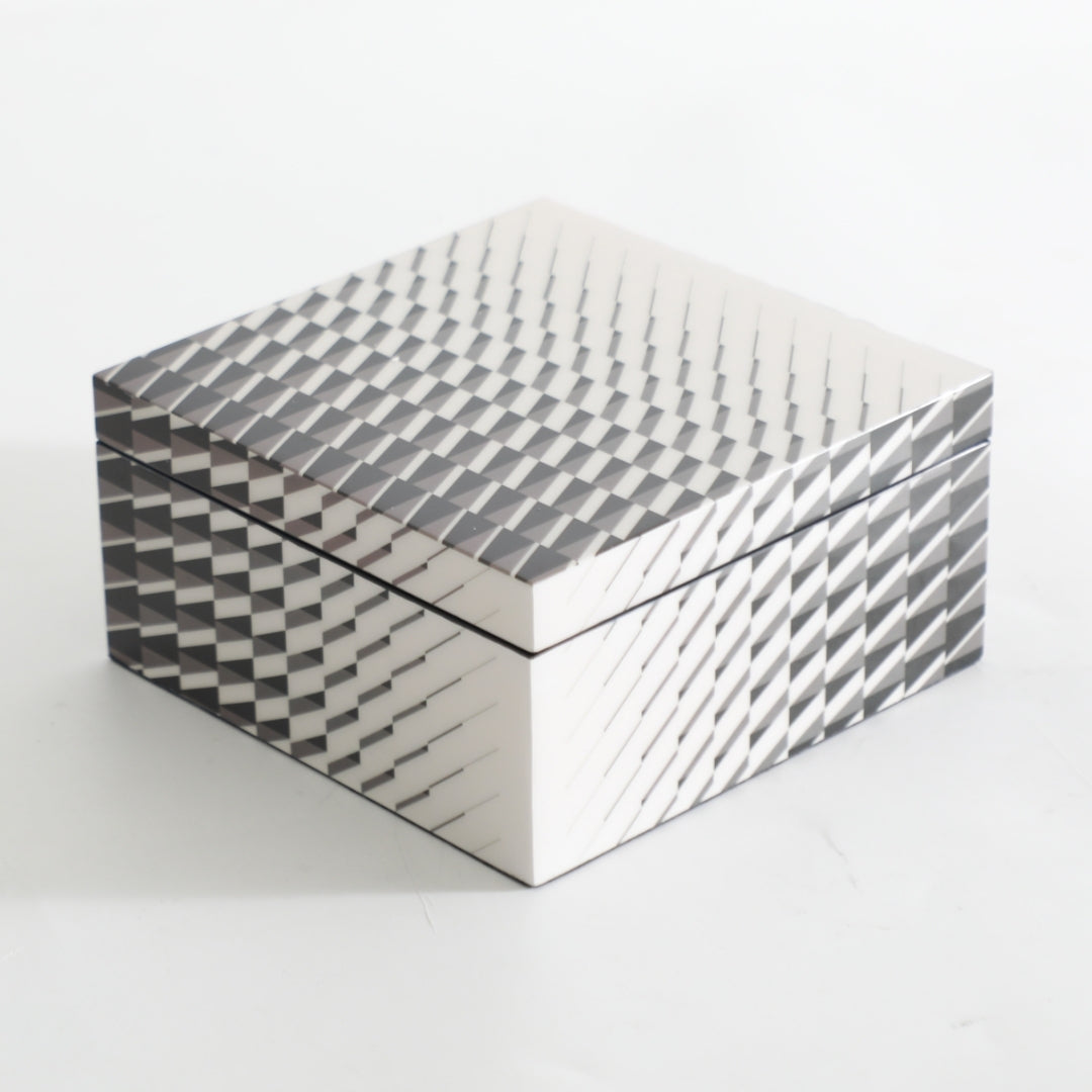 Sleek Grey MDF Storage Box