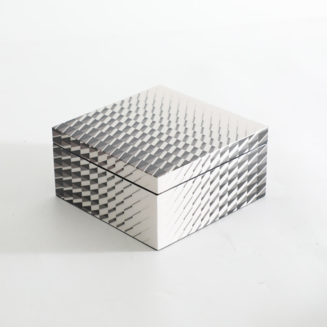 Sleek Grey MDF Storage Box