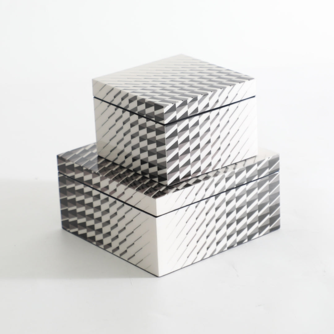 Sleek Grey MDF Storage Box