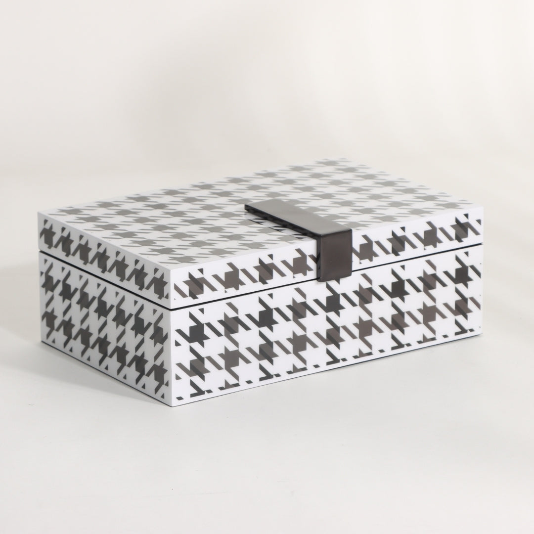 Classic Houndstooth Storage Duo Storage Box