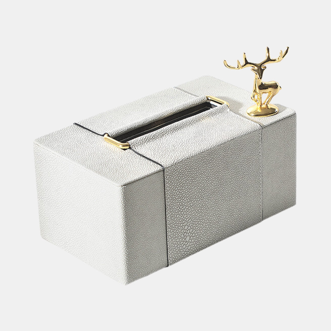 Gilded Reindeer Royale Tissue Holder