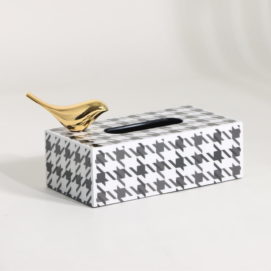 Houndstooth Harmony Tissue Holder
