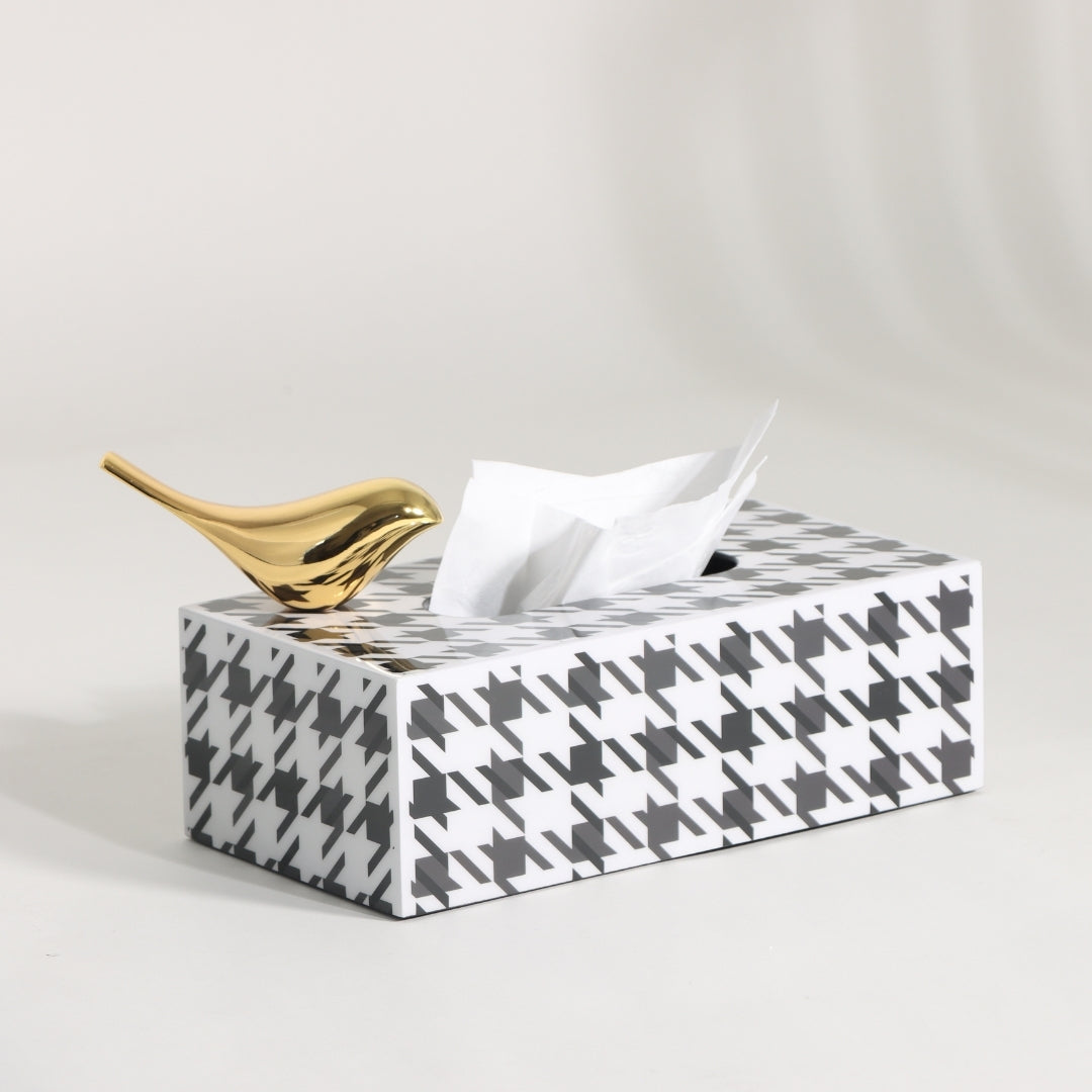 Houndstooth Harmony Tissue Holder