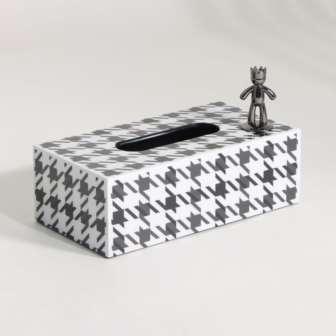 Houndstooth Harmony Tissue Holder