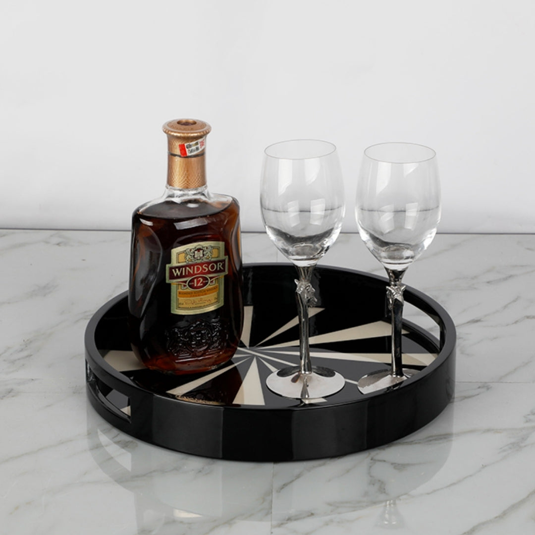Piano Noir The Circular Decorative Tray