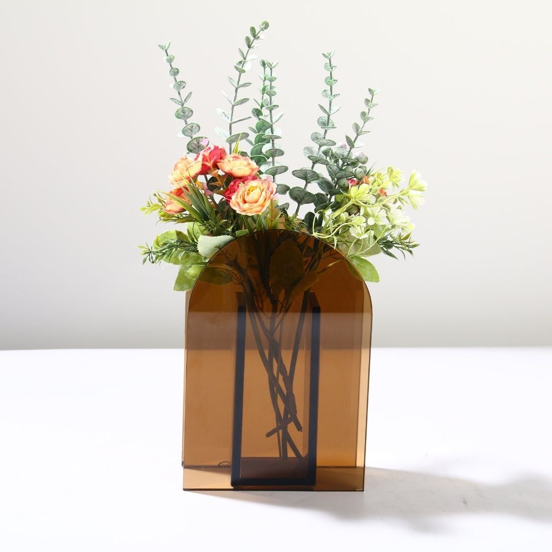Earthen Harmony Glass Vase