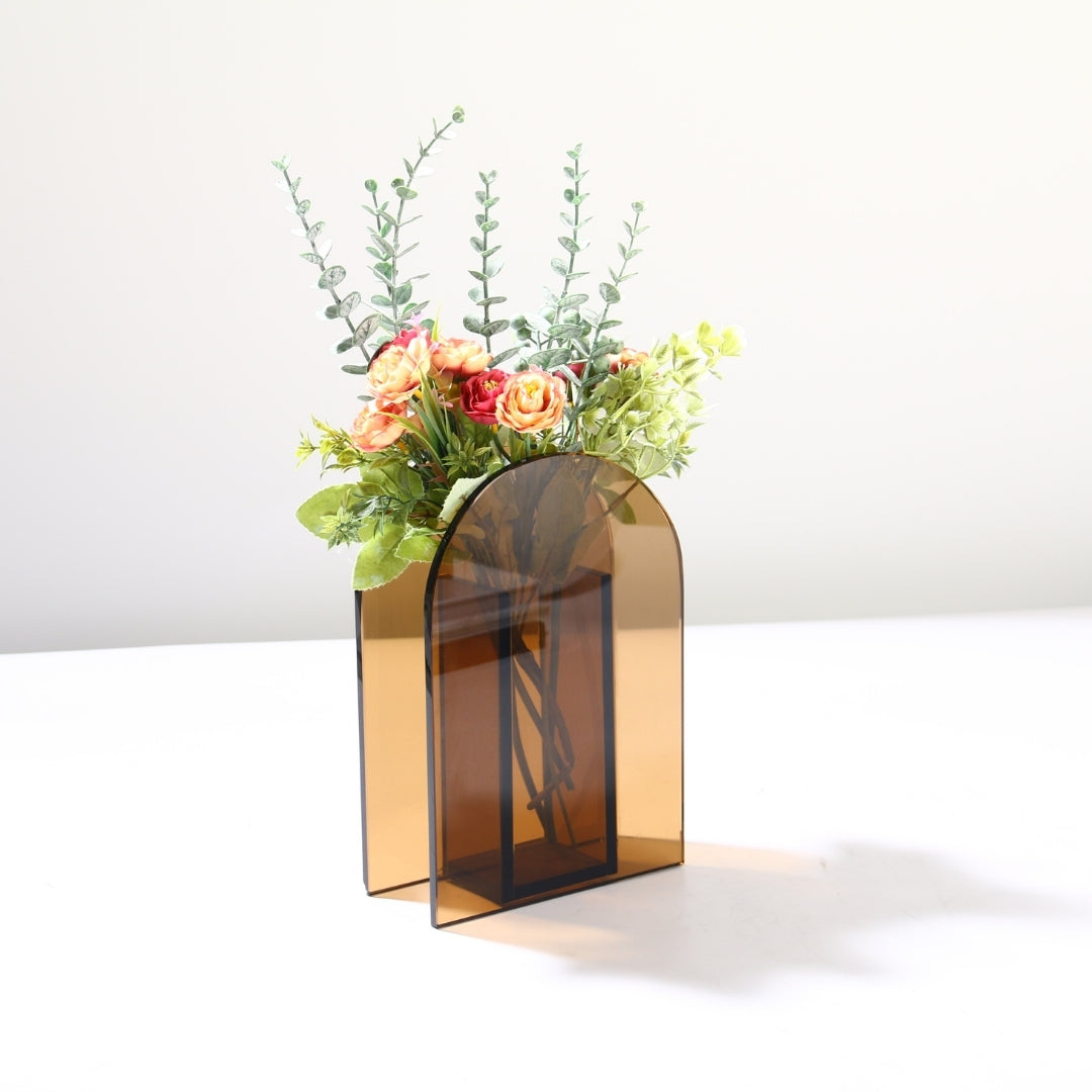 Earthen Harmony Glass Vase