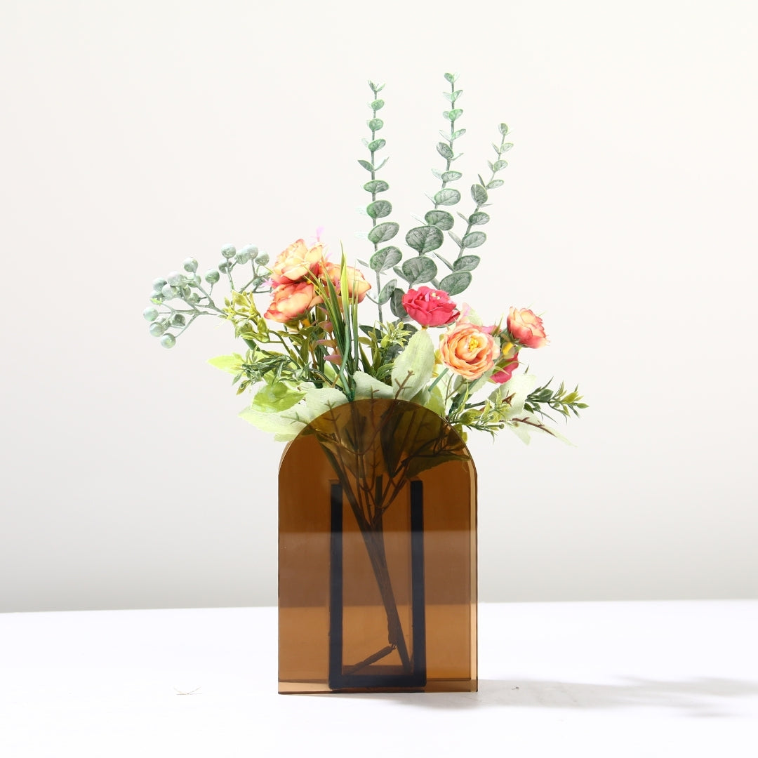 Earthen Harmony Glass Vase