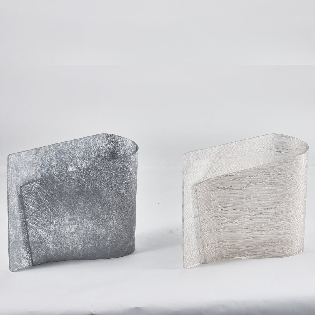 Ethereal Reflective Acrylic Masterpiece Vase