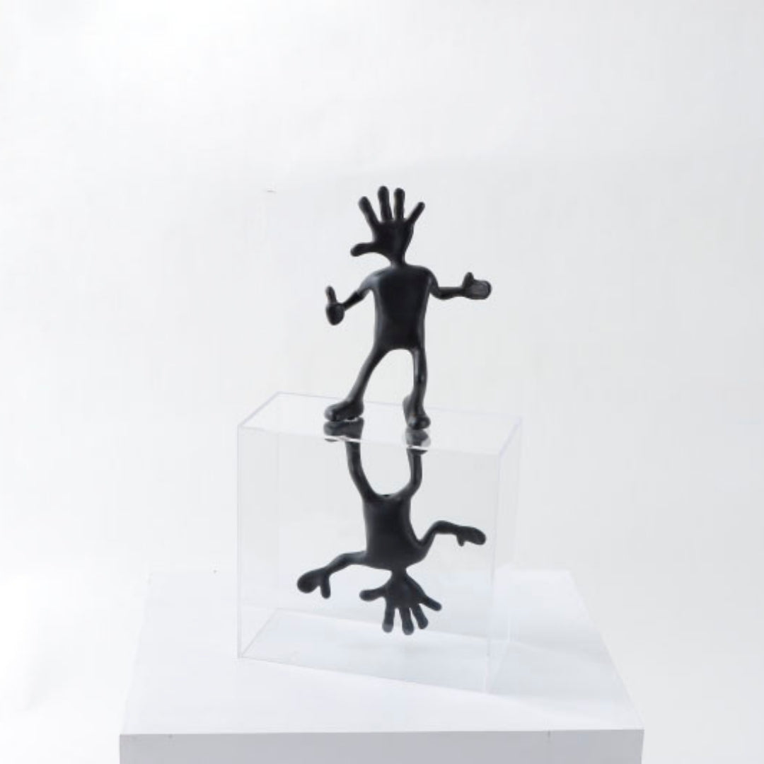 Balance in Motion Dark Bronze Handstand Sculpture