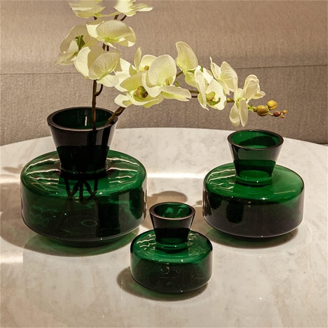 Meadow Symphony Glass Elegance Vase