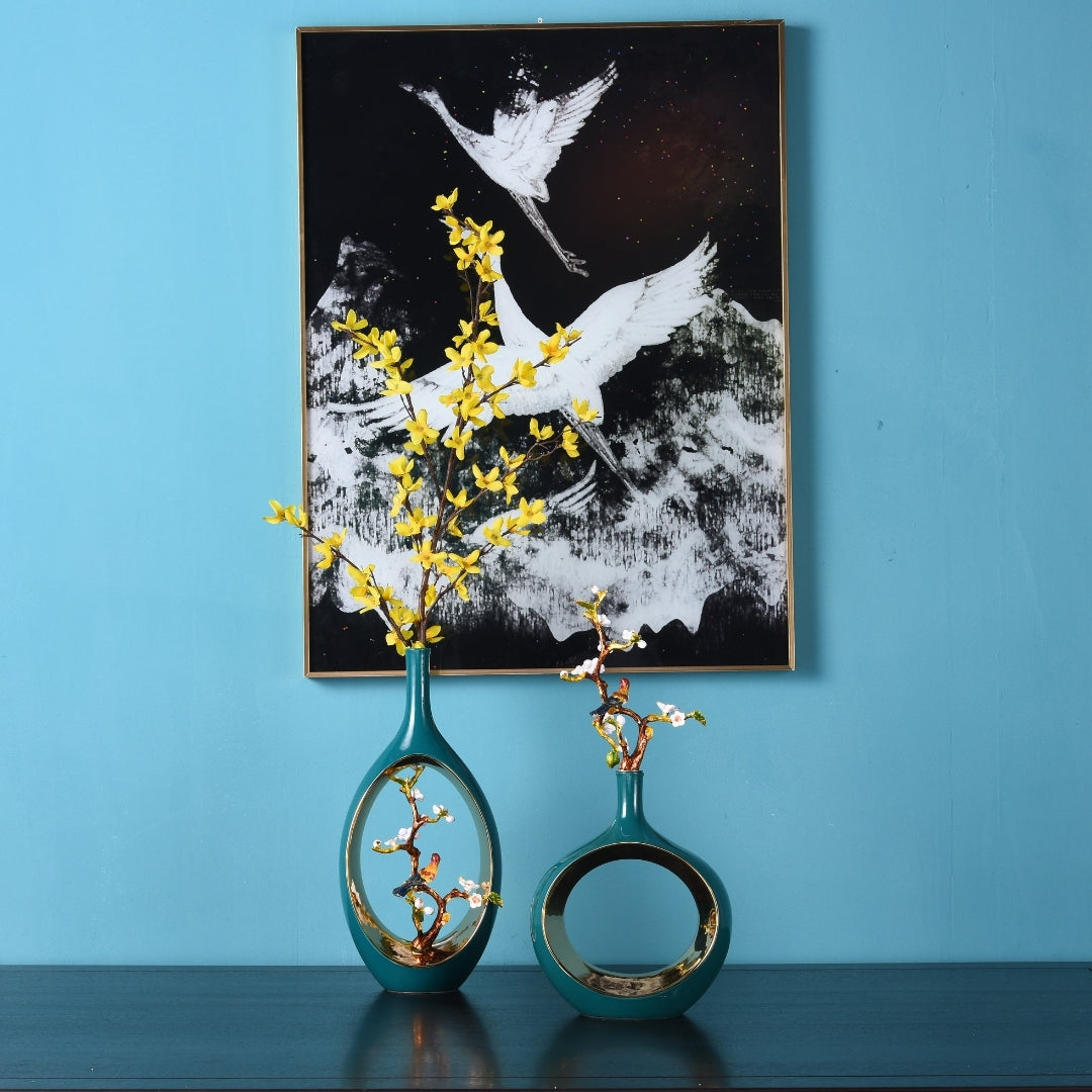 Blossom Haven Decorative Vase