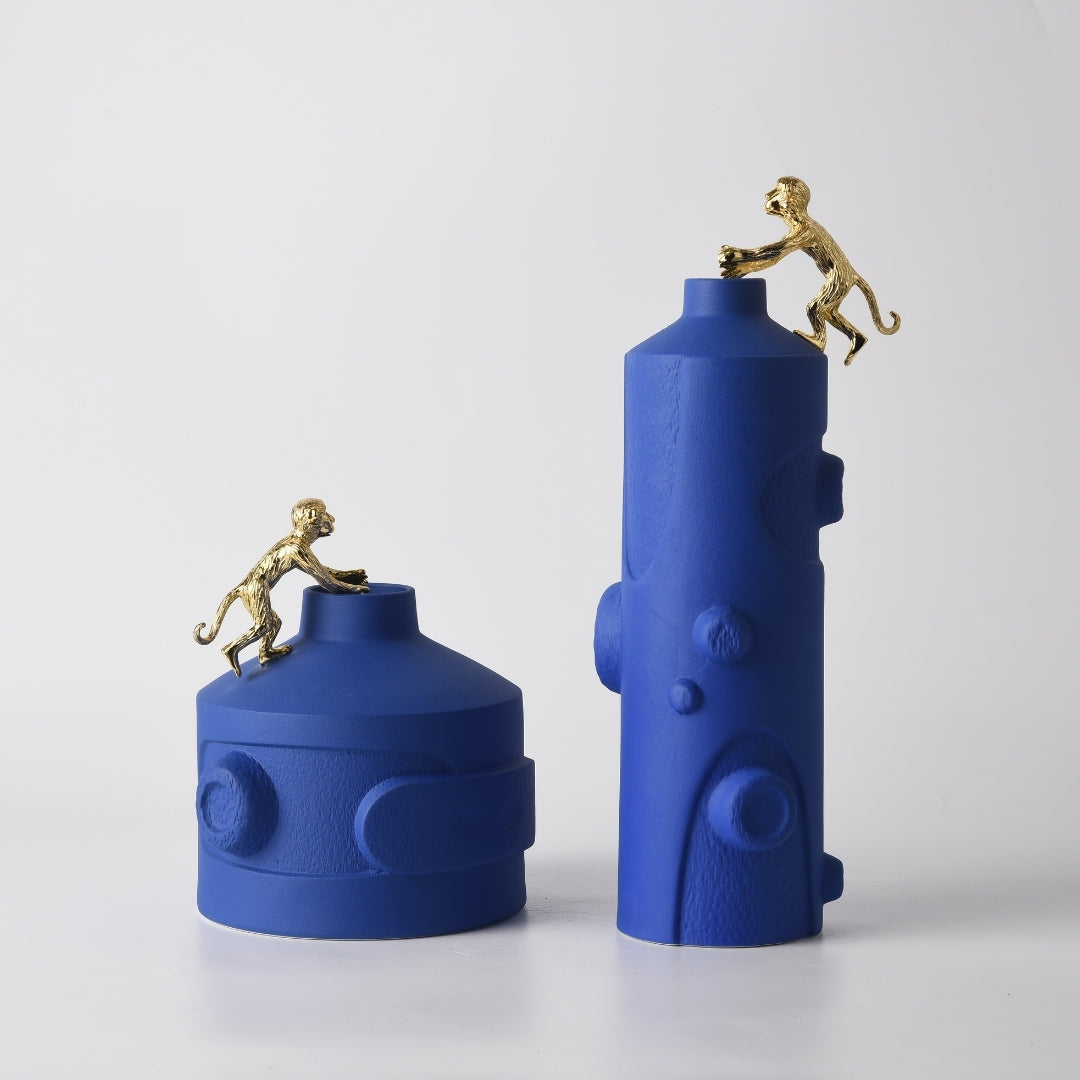 Contemporary Primate Flower Vase