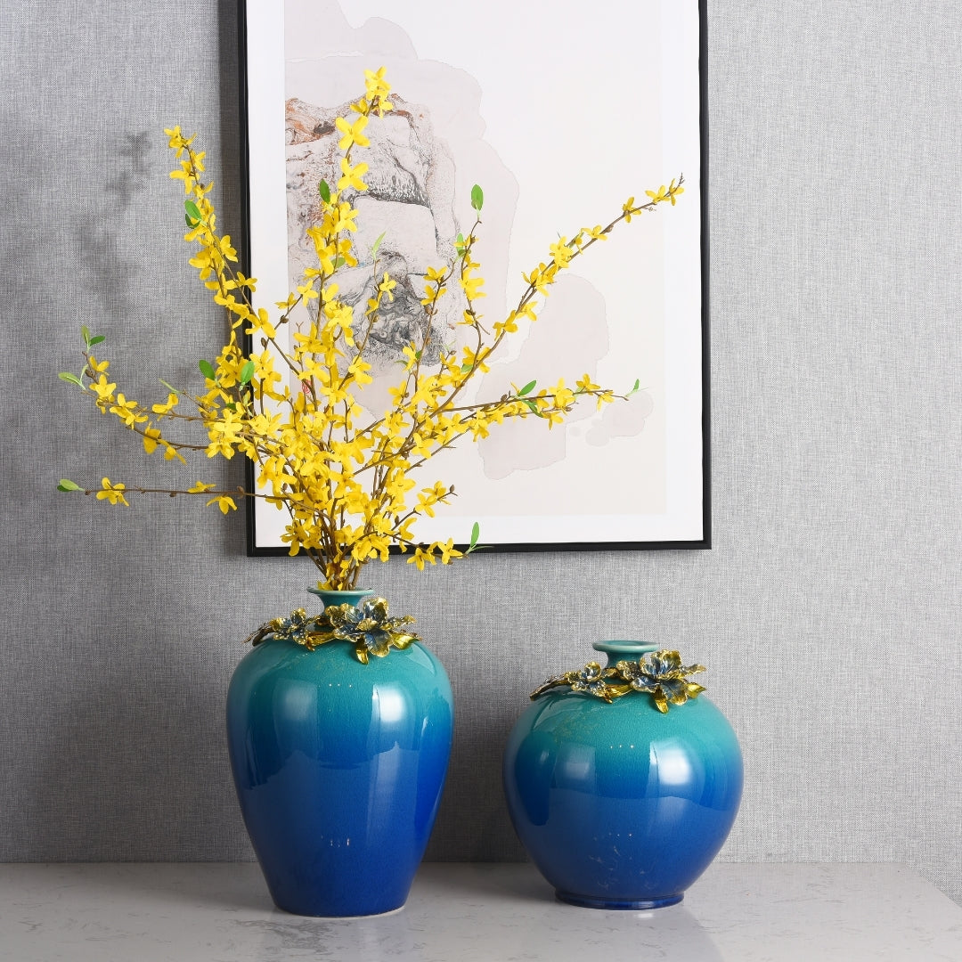 Celestial Bloom Flower Vase