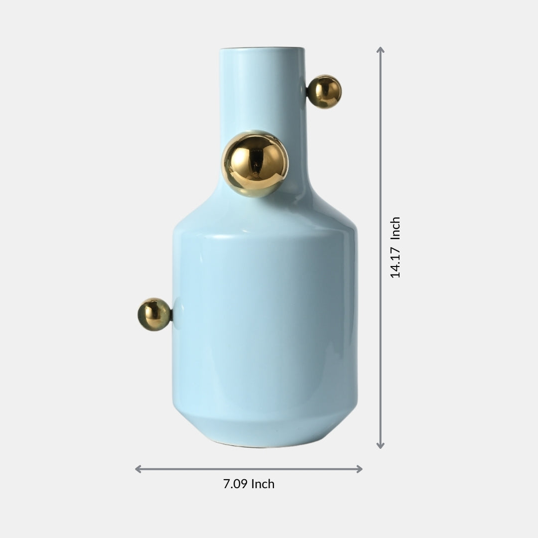 Gilded Orbs Flower Vase