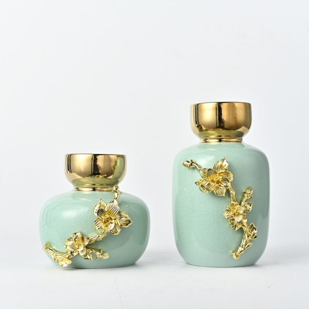 Floral Majesty Flower Vase
