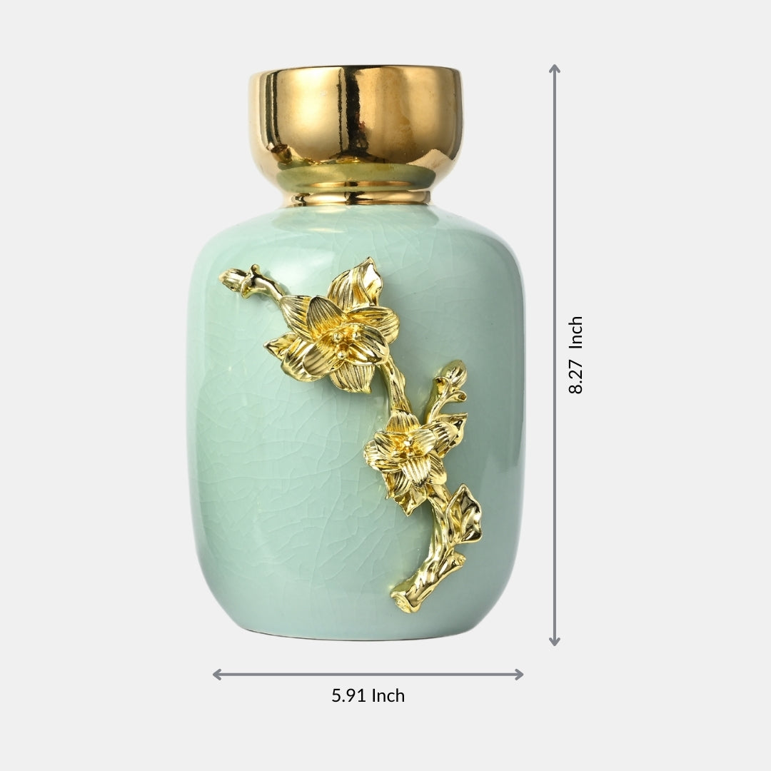 Floral Majesty Flower Vase