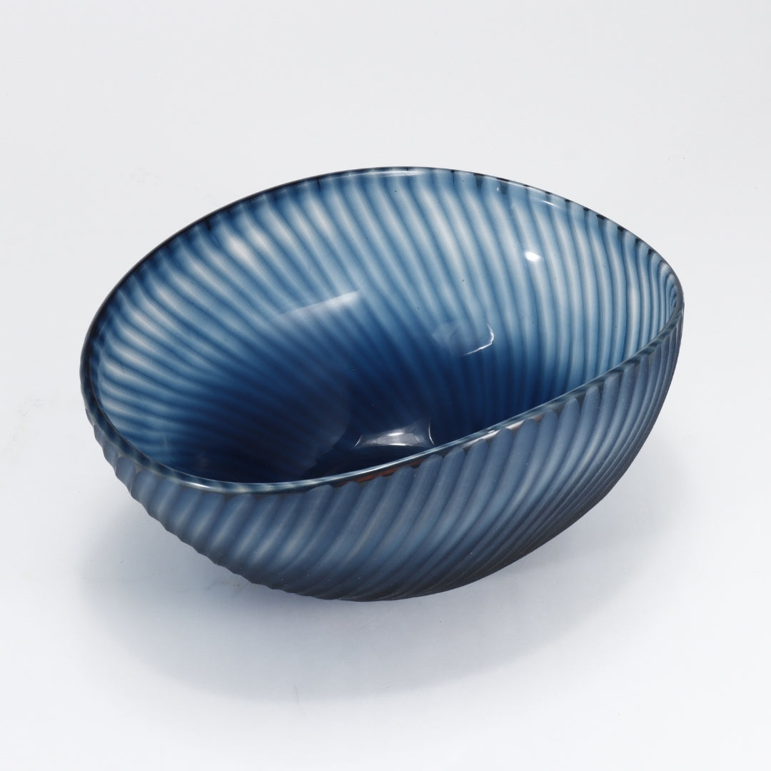 ChromaFlow Art Glass Fruit Bowl