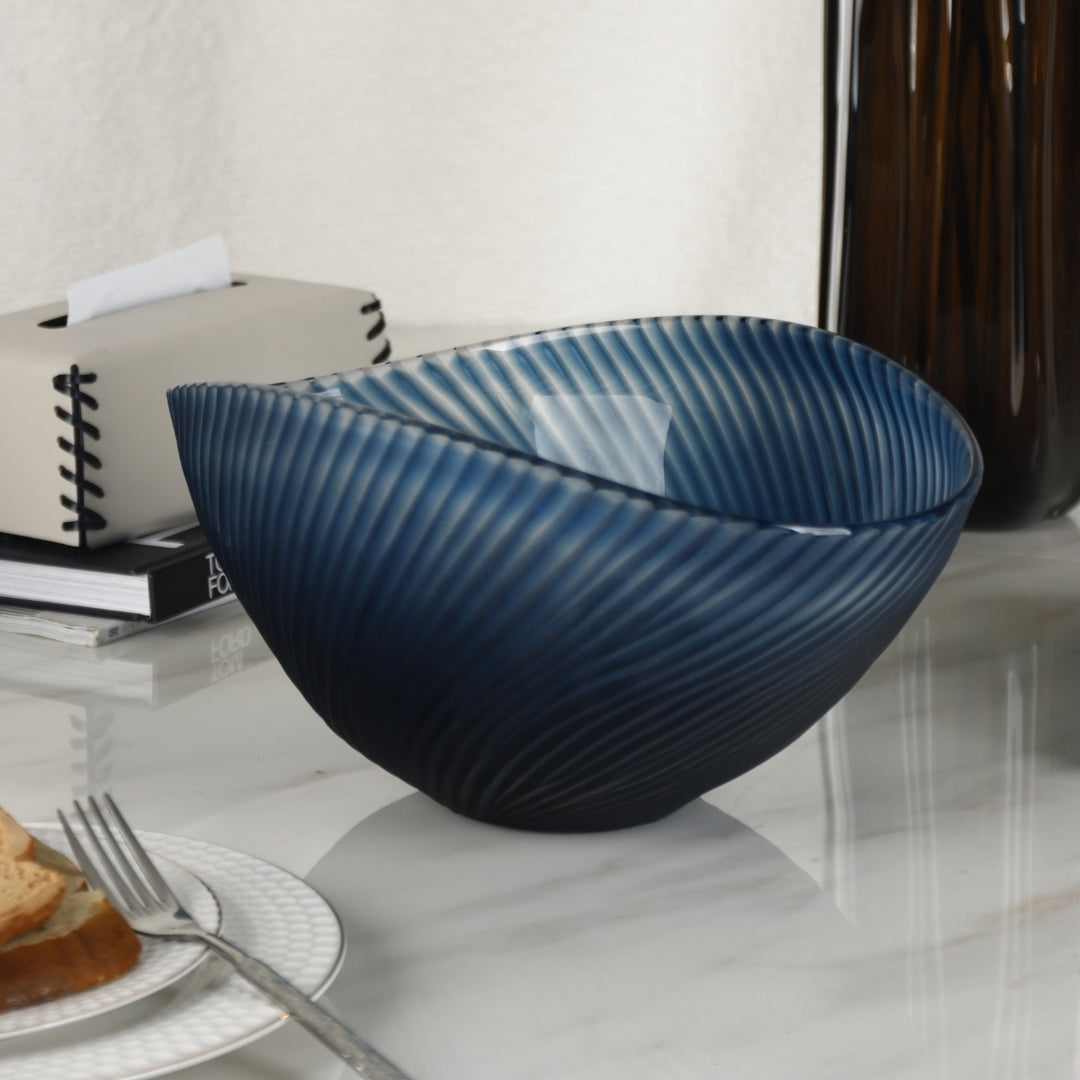 ChromaFlow Art Glass Fruit Bowl