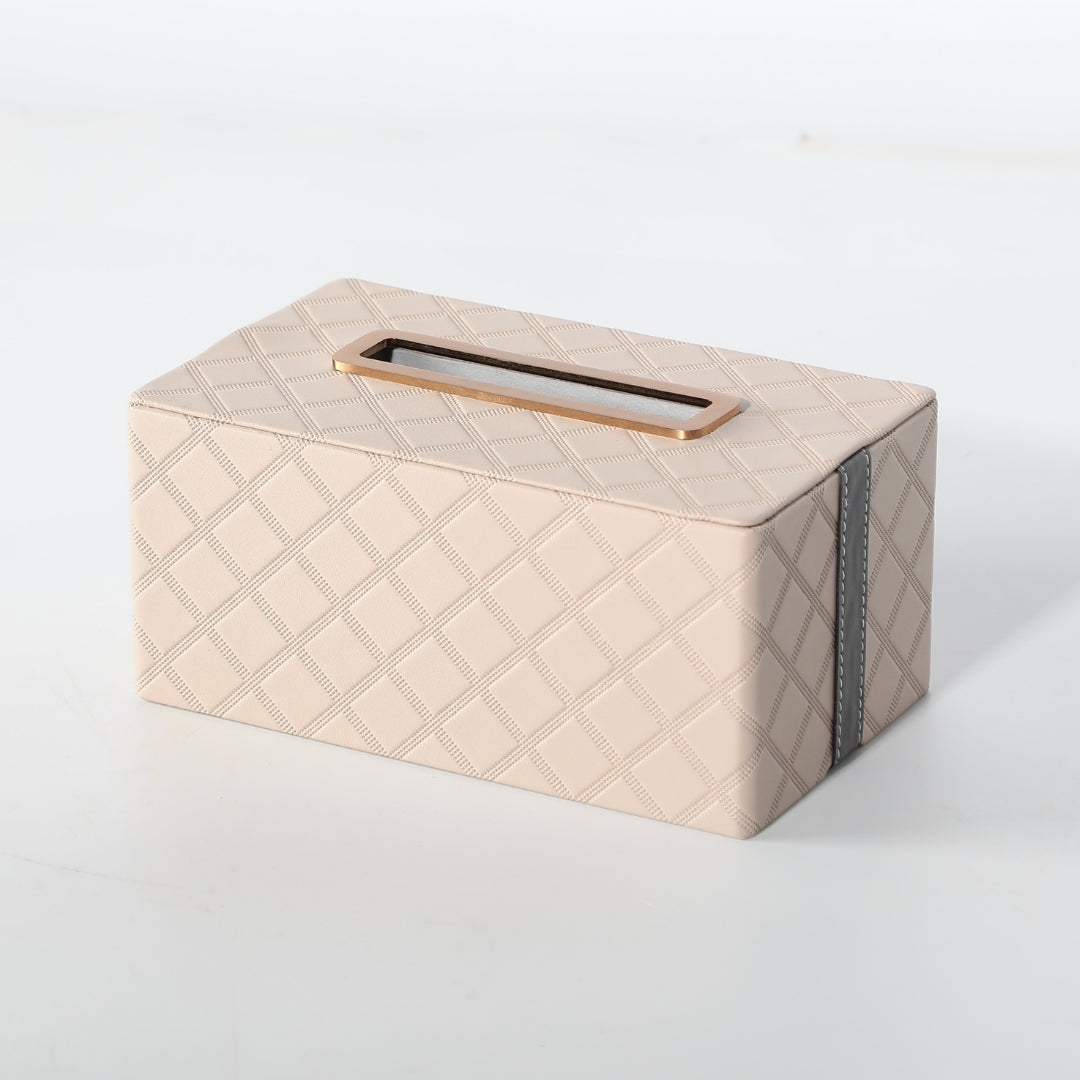 Lustrous Albaster Tissue Holder