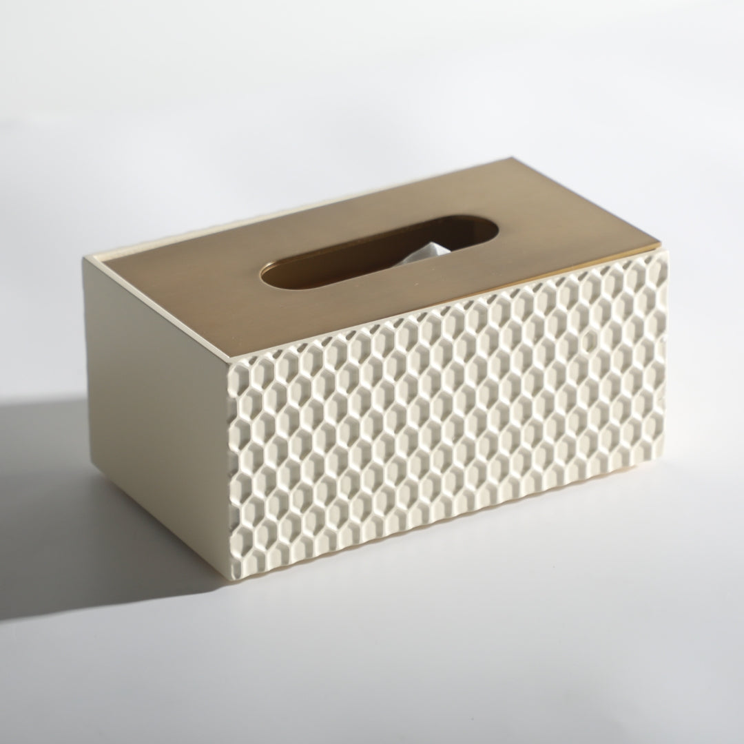 Resplendent Resin & Metal Tissue Holder