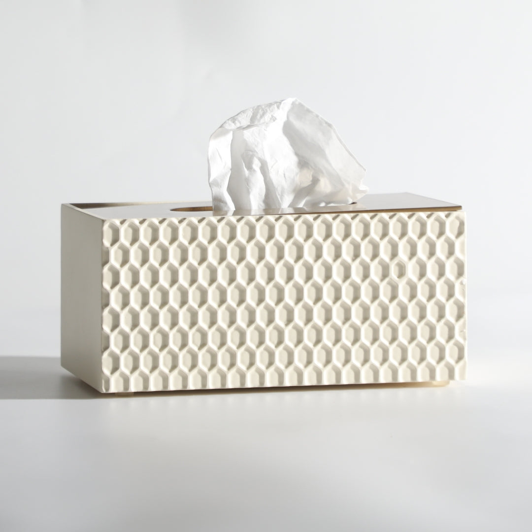 Resplendent Resin & Metal Tissue Holder